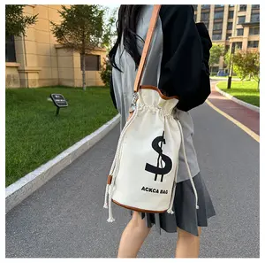 Backpack,  Portable Storage Drawstring Shoulder Bag, Multifunctional Casual Money Bucket Purse