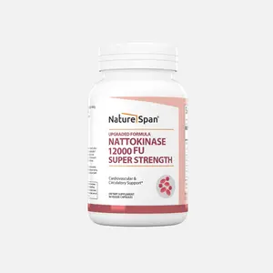 Naturespan Nattokinase 12,000FU, Supplement for Men & Women - Supports Blood Flow-90 Capsules