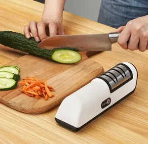 Electric Knife Sharpener Fully Automatic Utensil Kitchen Knife Sharpener Sharpening Stone Blade Sharpener Knife Sharpening Tool Grinding Sharpener Stone Strops Steel Stainless