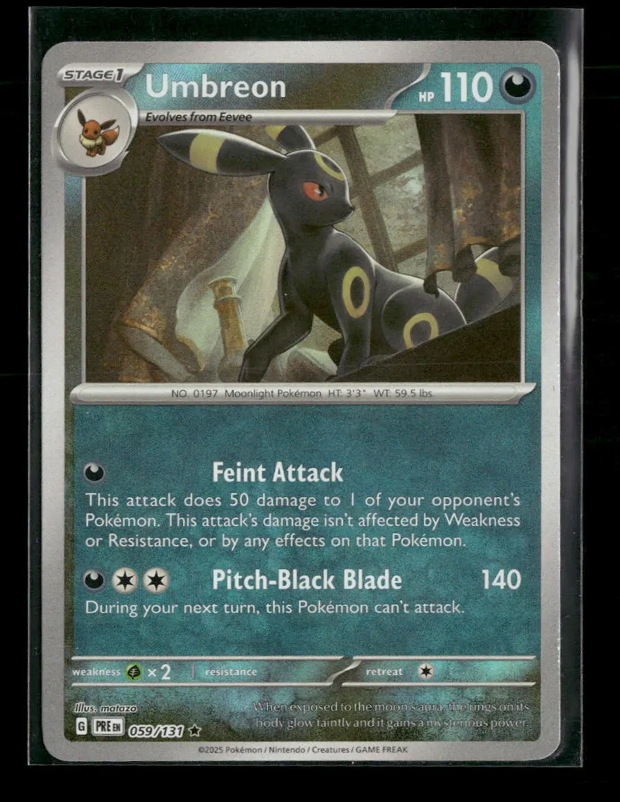 SV: Prismatic Evolutions Umbreon (Master Ball Pattern) #059/131