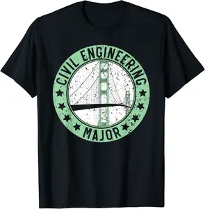 Civil Engineering Major Student Civil Engineer T-Shirt - Claragonz Shop 49B0BNPDMPCP