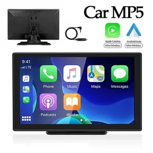 9'' Car Stereo Monitor Wireless Android Auto Apple Carplay TF FM Bluetooth Radio Car Audio Car Radio Portable Car Display GPS Navigation Bluetooth Handsfree