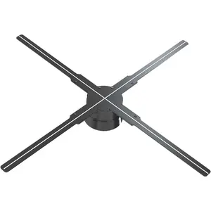 Hologram Fan WiFi Holographic Projector Advertising Display -  - App PC Control,  Audio - 1500 Video Library for Business Store Holiday Events (18 Inches)