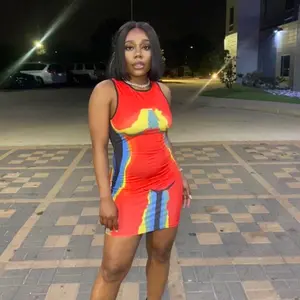 Heat Map Dress Size Large