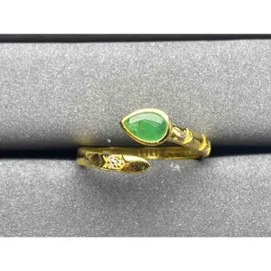A501 Natural Stone Garnet Ring