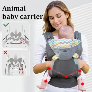 Baby Multifunctional Backpack Carrier, Adjustable Ergonomic Carrier, Hands Free Carrier, Four-In-One Baby Outing Strap, Baby Waist Seat, Travel Essential, Christmas Halloween Easter Gift