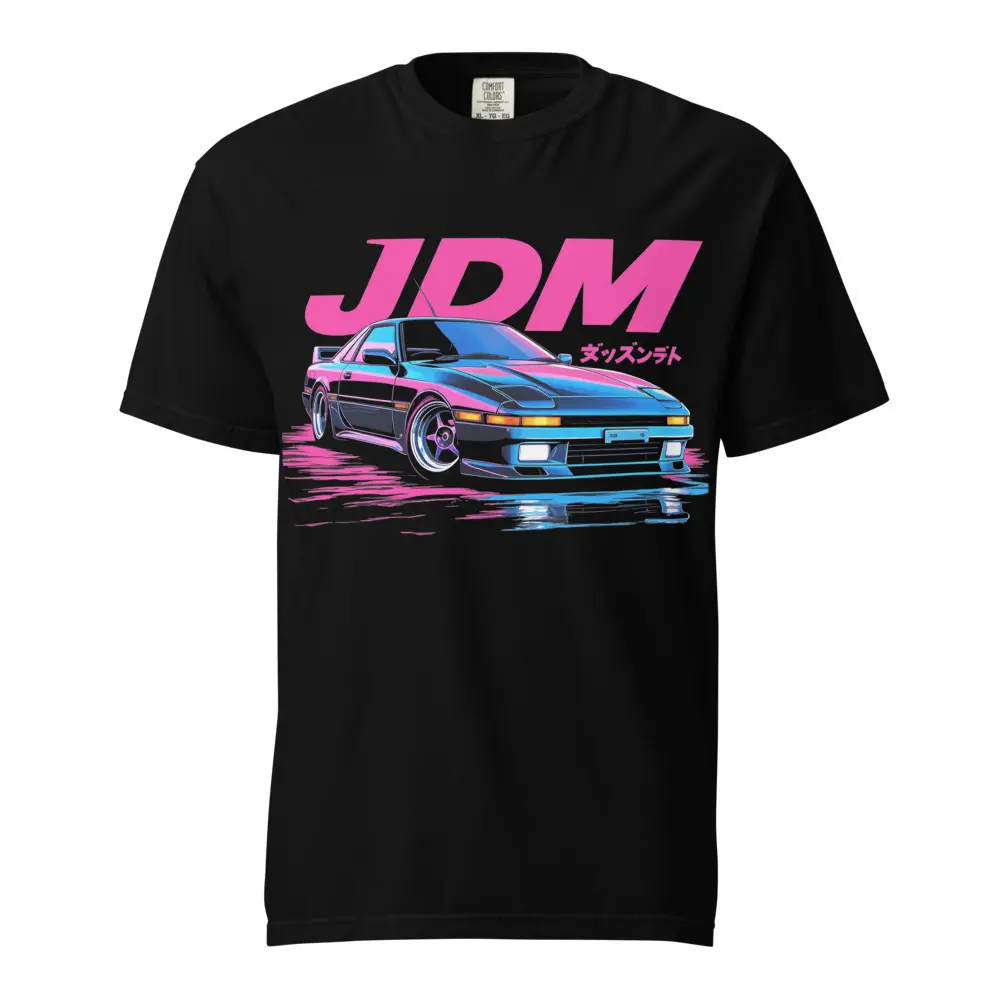 1986 Supra JDM Car Art Short-Sleeve Heavyweight T-Shirt