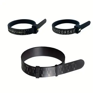 Portable Ring Sizer Band, Bracelet Measurement Tape, Soft Ruler for Finger and Wrist Size, Jewelry Fit Guide, Easy-To-Use Measuring Tool