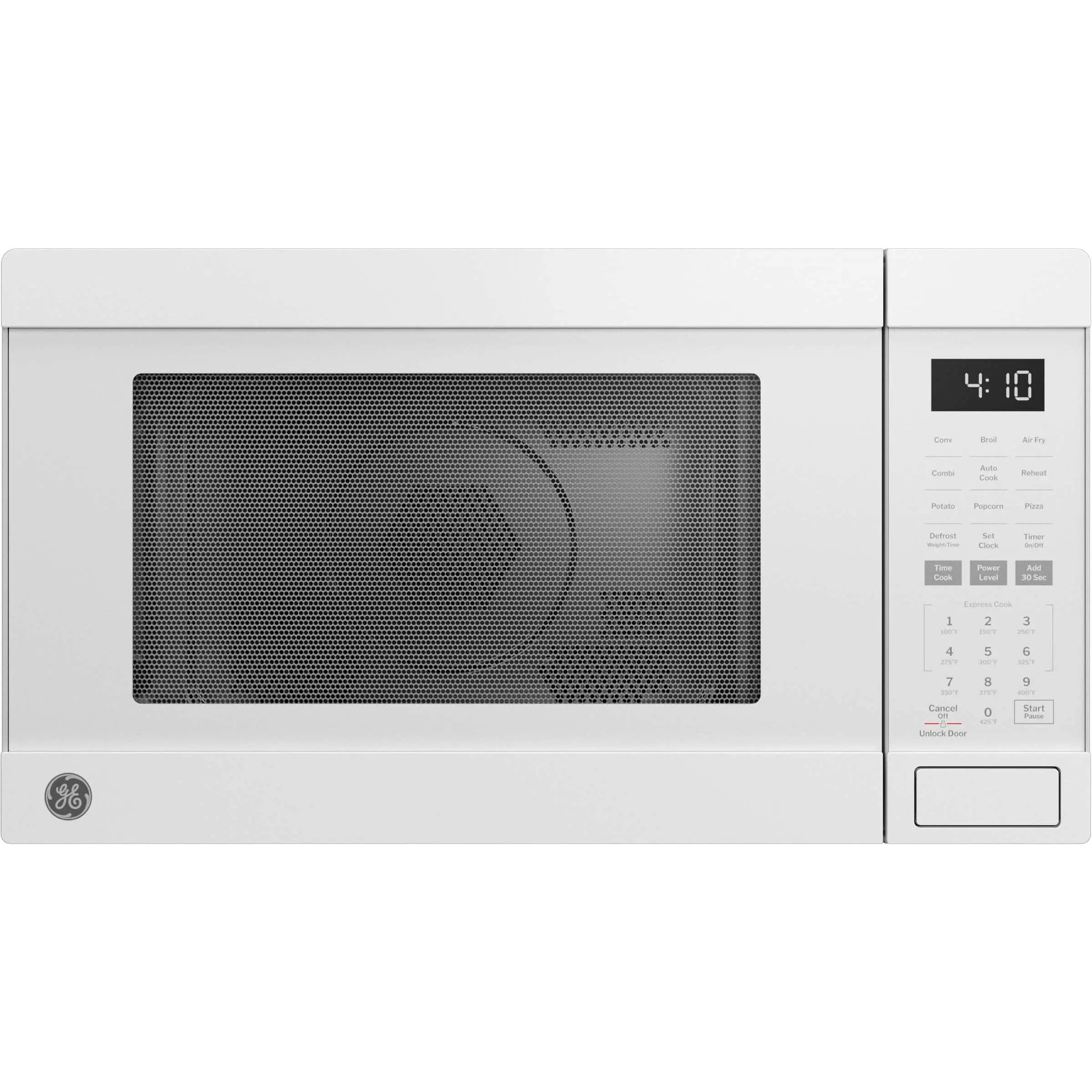 GE - 1.0 Cu. Ft. Countertop Convection Microwave with Convection and Air Fry - White