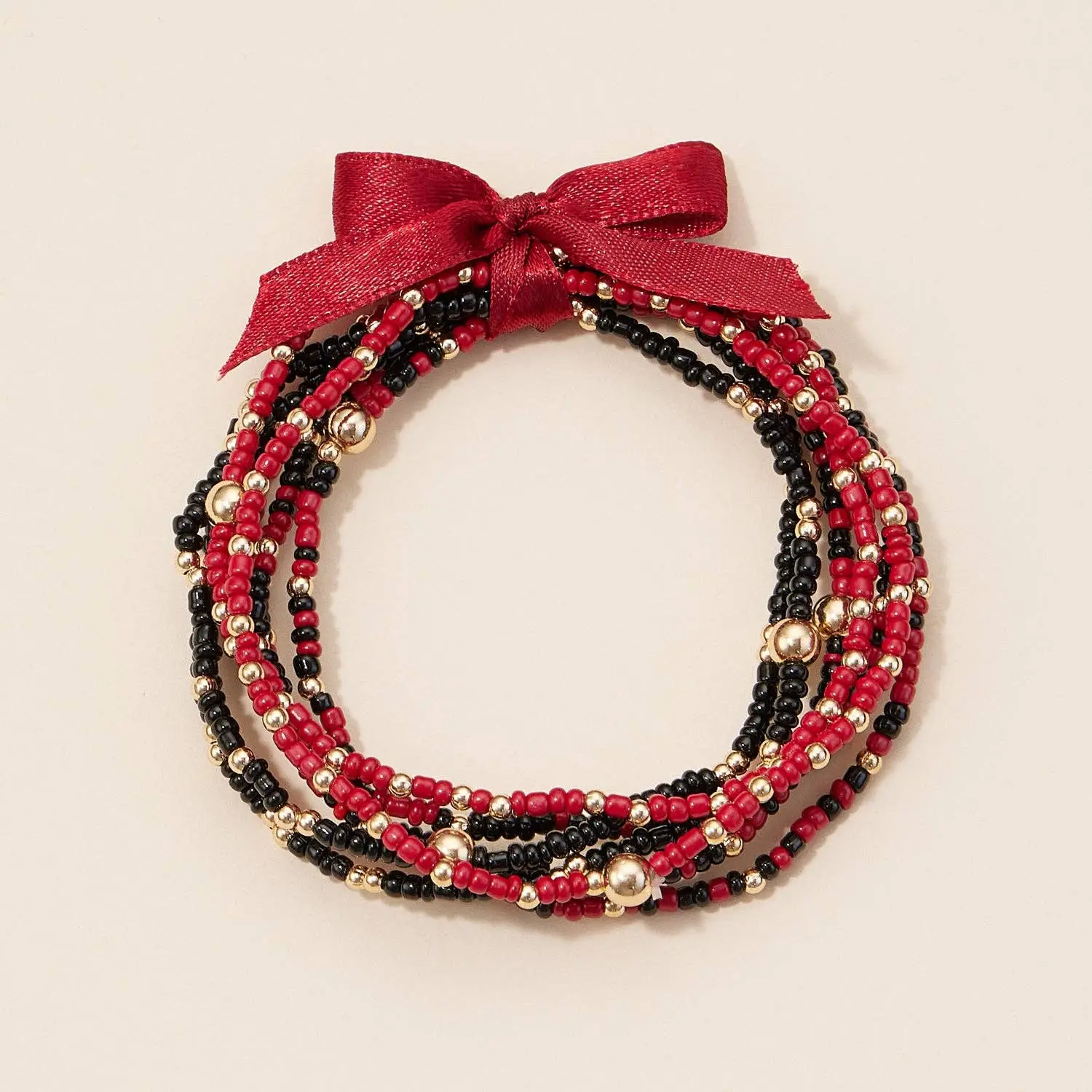 Seed Bead Bracelet Set | Game Day Colors (UK, U of L)