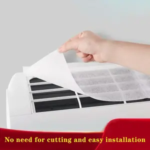 Home Air Conditioner Filter Net, Universal Dust Cover, Adjustable Vent Filter, Aircon Accessories, Suitable for Wall-Mounted, Square Floor-Standing, Round Floor-Standing