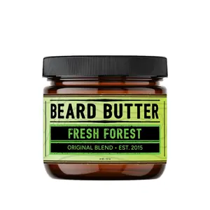 Fresh Forest Beard Butter - Pine, Cedar, Sandalwood, Tea Tree, Lavender - Softens & Deep Conditions Beard Hair
