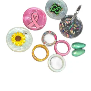 Custom Keychains Handcrafted UV Resin Personalized Designs Unique Artistry for Everyday Accessories