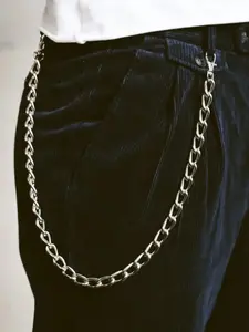 Men's Punk Style Pants Chain, Minimalist Chain Belt, Adjustable Waist Chain, Pants Chain for Jeans, Fashion Clothes Accessories for Party, Daily Clothing Decor