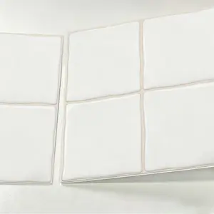 Peel and Stick Tile Stickers, Waterproof Oilproof Removable Backsplash Tiles, 10PCS Self-Adhesive Vinyl Wall Decals for Kitchen Bathroom Laundry Room Home Decor