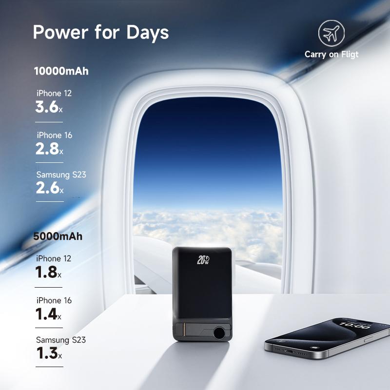FREE-SHIPPING-Portable Charger Ultra Slim Power Bank with Dual USB C Ports Flash Charge Technology 10000mAh Battery Pack 22.5W PD3.0 QC4+ Compatible with iPhone 16/15/14/13/12 Pro Samsung S22/S21 Google Airpods iPad