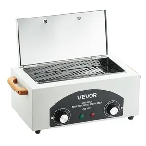 VEVOR High Temperature Autoclave Machine, 2L, 300W High Temperature Cleaner Machine Box with Adjustable Temperature and Time, Dry Heat Cabinet Nail Tool Cleaner for Labs, Home, Nail and Beauty SalonsSummervibes