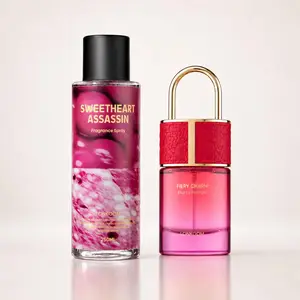 Fiery Charm Perfume & Sweetheart Assassin Body Spray Set for Women, 2pcs | Sweet Floral Fragrance Duo