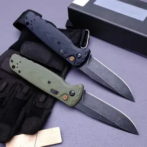 Folding knife, G10 handle, outdoor camping, driving, fishing EDC tool, anti-corrosion blade, best men's gift.