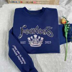 Fearless Powerless Series Lauren Roberts Embroidered Sweatshirt, Reckless Hoodie,Powerless Book Shirt, Fantasy Bookish,Kai and Paedyn Hoodie Casual Cotton