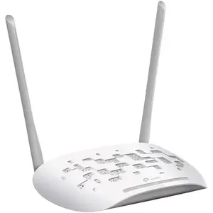 WiFi Access Point, 2.4Ghz 300Mbps, Supports Multi-SSID/Client/Bridge/Range Extender, 2 Fixed Antennas, Passive PoE Injector Included