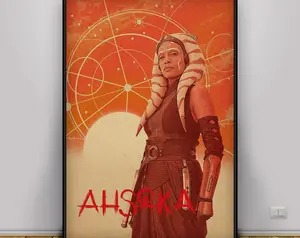 Star Galaxy's Edge Wars Ahsoka Poster , Wall Art , Wall Prints , Home Decor , Kraft Paper Print , Gift Poster , Tv Series Poster 45775 123