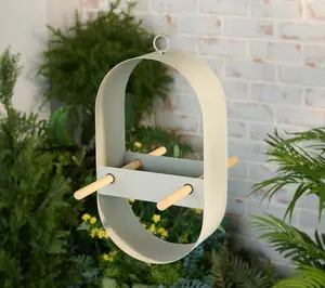 Garden Reflections Hanging Metal Bird Feeder By Sandra Garden Reflections Hanging Metal Bird Feeder By Sandra