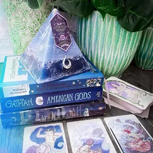 Pisces Pyramid Crystal Candle Scented with a beach day dream