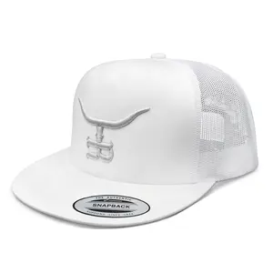 “Silver Bullet”(white) Flatbill Trucker Snapback.