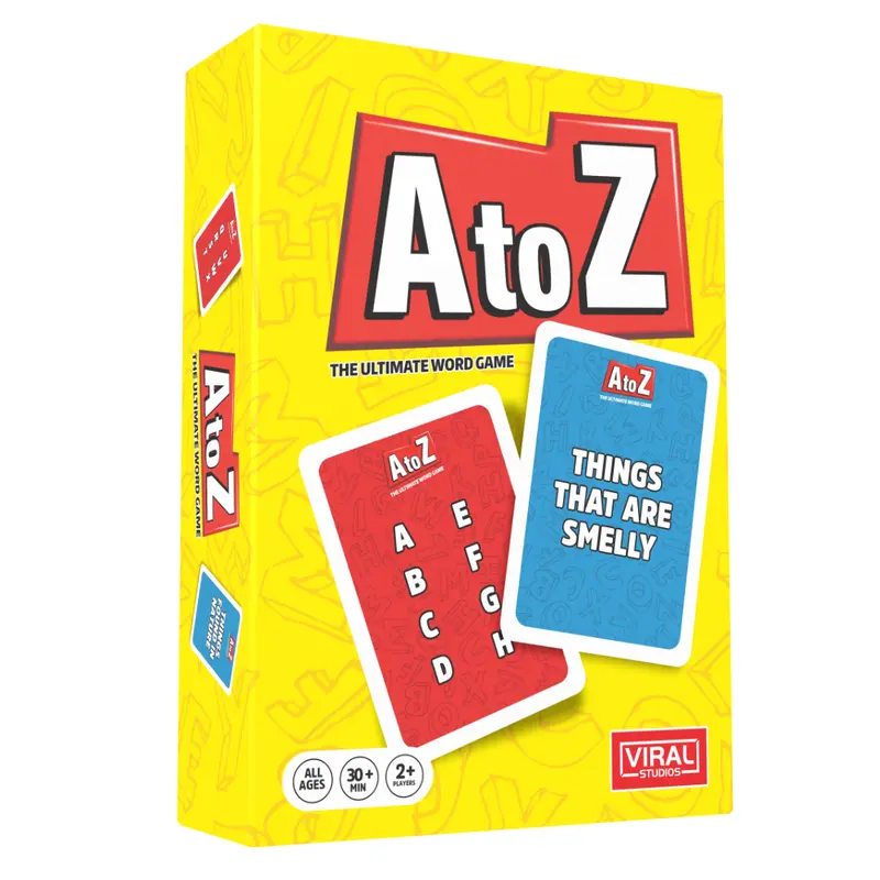 A to Z - Ultimate Speed Word Game for Families Parties and Game Nights 2+ Players 10-20 Minutes Ages 8+