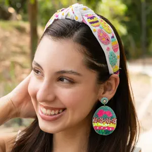 Easter Egg Knotted Headband