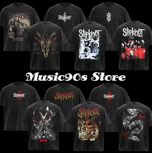 [Collection] ReTro Slipknot Band T-Shirt , Slipknot T-shirt , Rock Band Shirt , Washed Oversized T-Shirt , Rock Band Shirt, Retro Music Tee, Rock Music Lover Shirt, Vintage Band Shirts Casual Fabric Fit Top , Top Men's and Women's Clothing