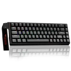 AULA WIN68 HE Magnetic Hall Effect Wired Gaming Keyboard - Rapid Trigger, 0.3ms Low Latency, 8000Hz Polling Rate, Adjustable Actuation, Hot-Swappable Compact RGB Keyboard for PC Gamers