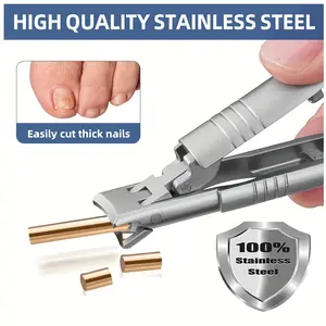 High-hardness powder steel splash creative rocket nail clippers folding nail clippers portable nail scissors