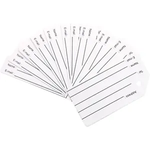 10Pack Name ID Card Blank Fit for Luggage Tags by