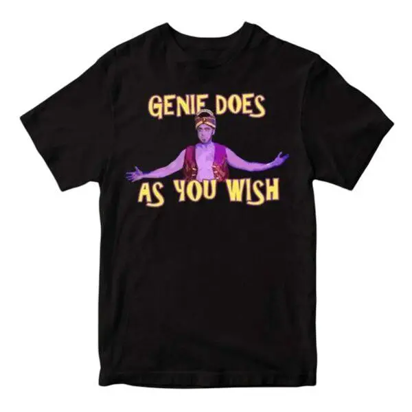Genie Does As You Wish Impractical Jokers T-Shirt – Funny Quote Cotton Tee