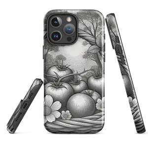 iphone Mega Tough Case ... Matte or Glossy Garden Theme