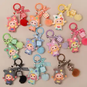 Plush Cold Hat Doll Keychain Bag Charm, Cute Cartoon Pendant for Easter Valentine's Day Parties, Perfect Gift Home Decor Holiday Celebration