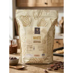 White Chocolate Drops 5kg Baking Chips | Cavella