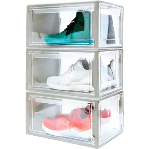 Urban Loft Acrylic Shoe Boxes – Stackable Sneaker Display Case