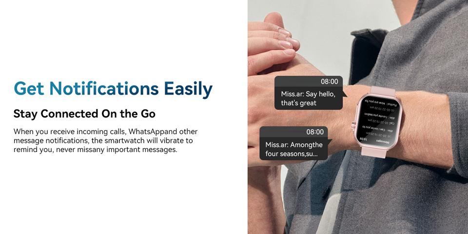 SmartWatchs for men/women  Multiple Sport Mode, Message Reminder, Fitness Wearable, IP68 Waterproof Touch Screen Watch, Sleep Monitoring, Multifunctional Smart Watch with High Battery Life, Bluetooth Call, Back to Scool Gift,smart watch