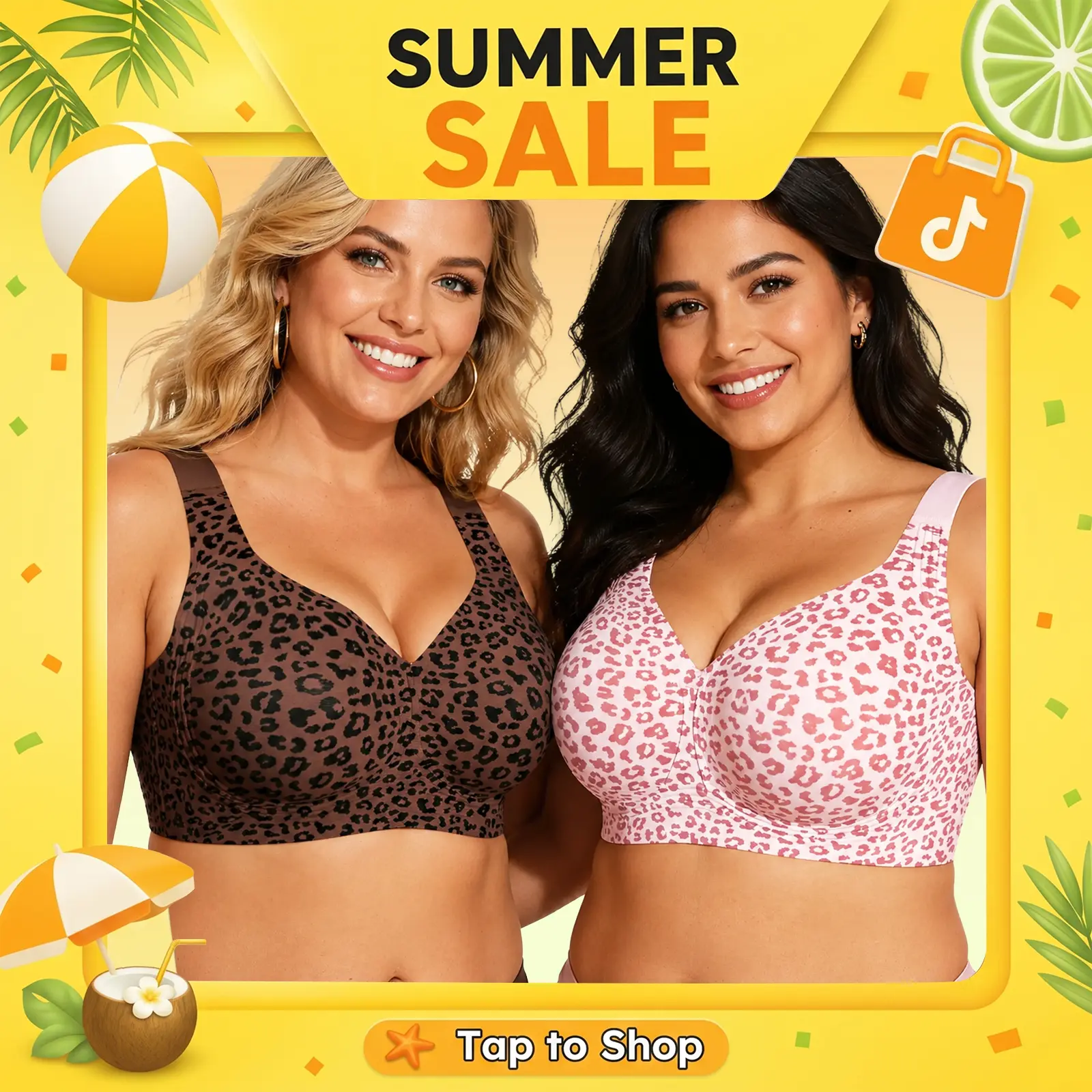 BRYY 2PCS Jelly Bras Push Up No Underwire Full Coverage Everyday Bras Comfortable Wireless Padded