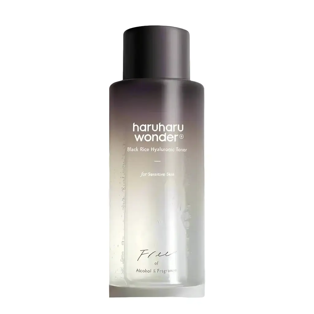 Haruharu WONDER - Black Rice Hyaluronic Toner Fragrance Free rice toners skintoner Skincare Ginseng face toner Sensitive Gentle Exfoliating Elasticity Nourishing