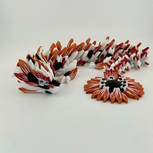 Unique 3D Sunflower Dragon Decor Figurine