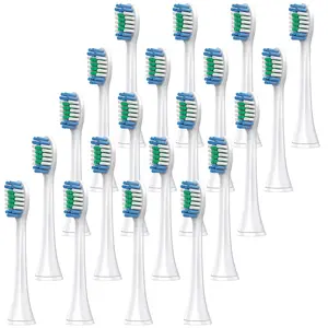 20 Pcs Sonic Replacement Brush Heads Compatible with Philips Sonicare Electric Toothbrush, Professional Toothbrush Head Refills for HX4100/1100/5300/6100/5900/7500/9500/9300