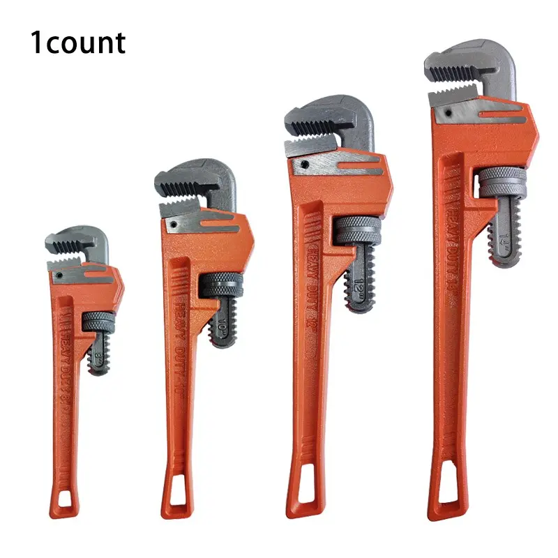 Multi-Functional Pipe Wrench, Plumbing Wrench, Adjustable Jaw, Durable Steel, Waterproof & Rustproof, Ideal for Industrial & Home Repairs, Heavy Duty Wrench, Multifunctional Wrench