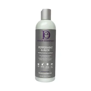 Design Essentials Peppermint & Aloe Therapeutics Anti-Itch Shampoo For Instant Scalp and Dandruff Relief - 8 Oz