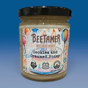 Beetamer's Cookies and Cream Raw Creamed Honey, Health Wellness