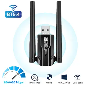 2026 Wireless Network Card，Wifi adapter for desktop pcDesktop WiFi 6 AX900 Upgrade Kit, Dual Band PCIe Card with Bluetooth, Easy Installation for Windows 11/10/7, Add Wireless & Bluetooth to PC