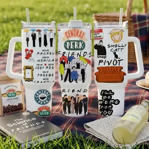 Friends 40OZ Tumbler, Gift For Fans, Movie Fan Gifts, Friends Merch